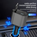 4-in-1 Retractable Fast Car Charger