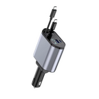 4-in-1 Retractable Fast Car Charger