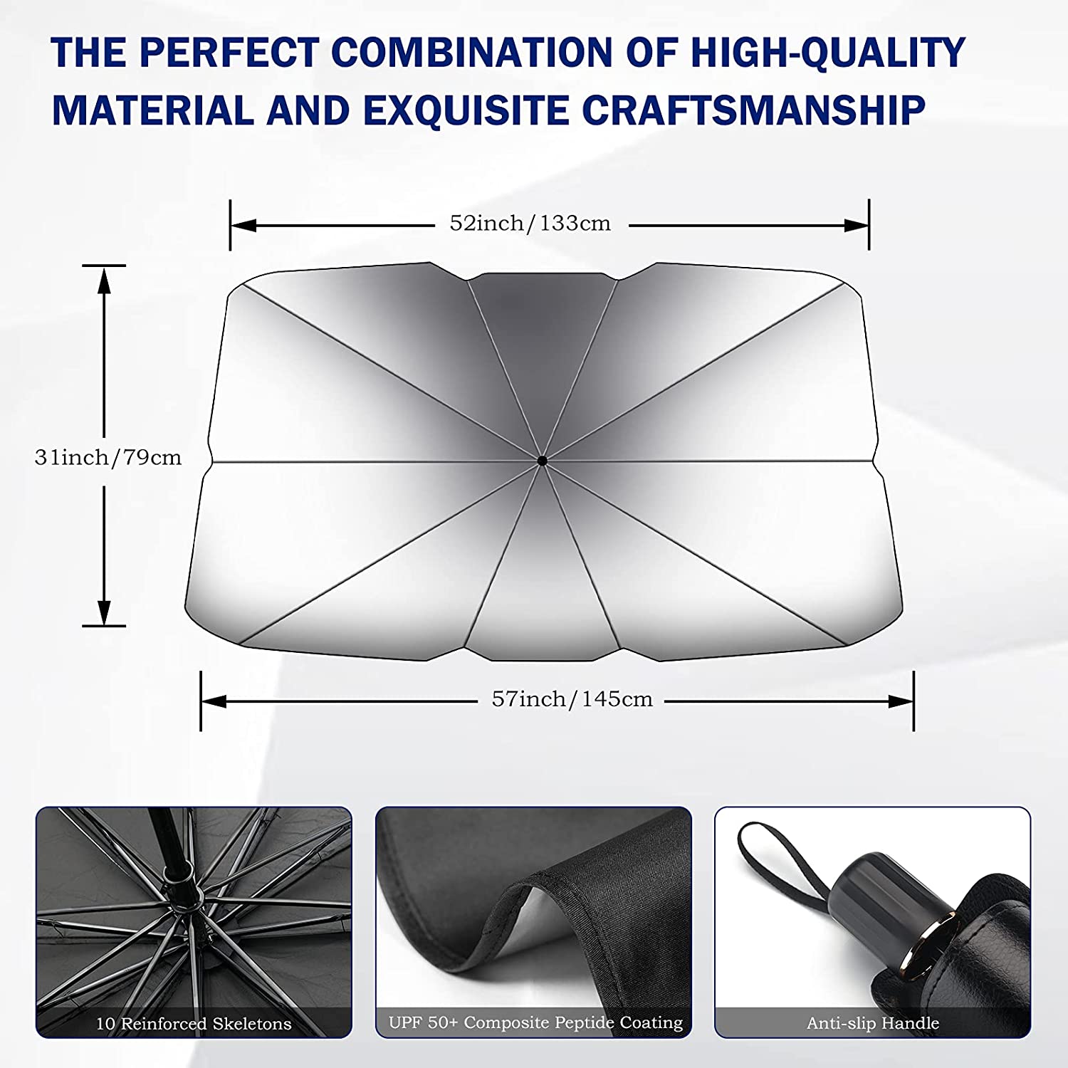 Foldable Windshield Sun Shade Umbrella