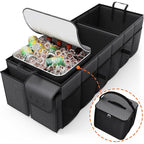 Foldable Trunk Organizer with 23L Cooler Bag