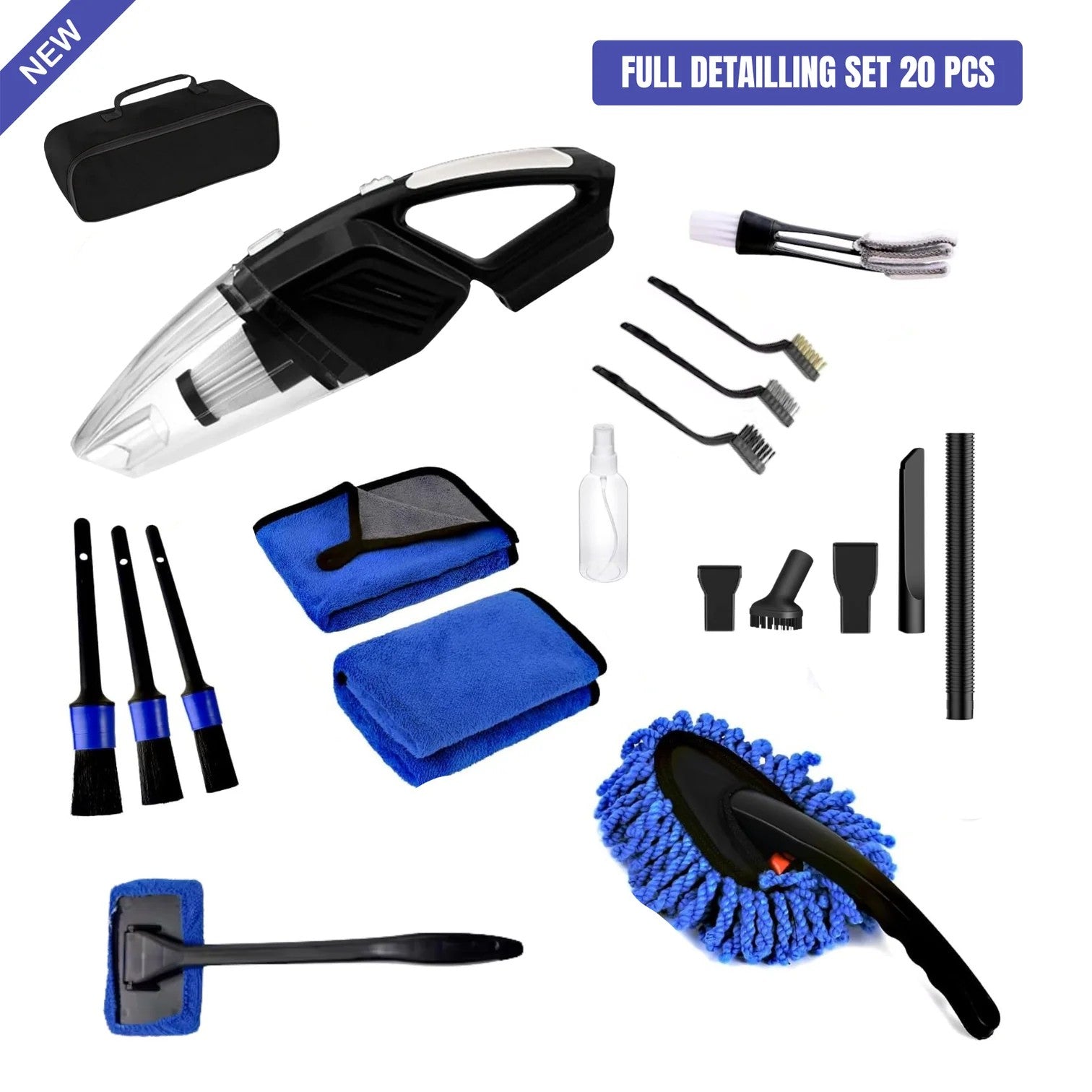 20-Piece Car Detailing Kit