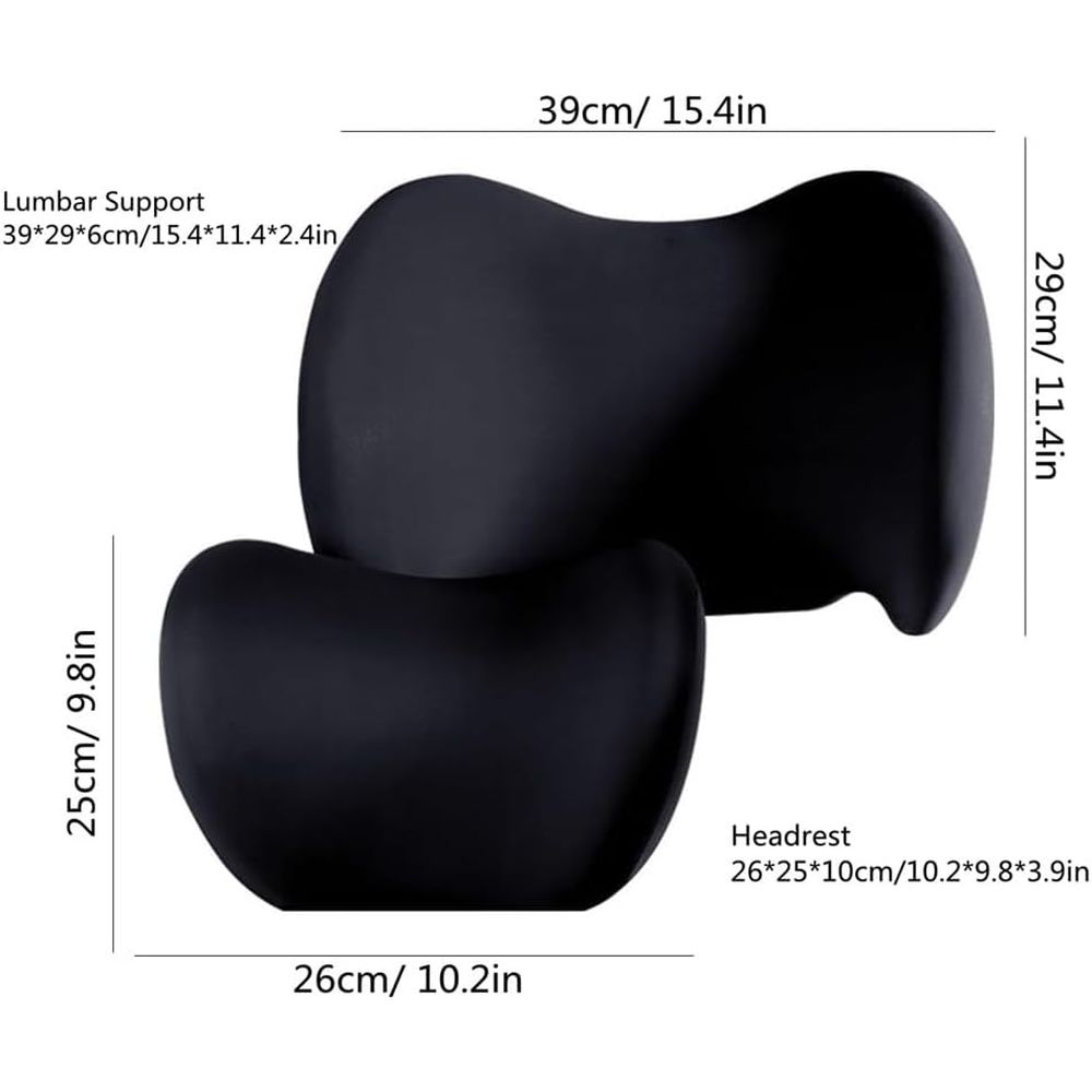 Memory Foam Car Lumbar Support Pillow