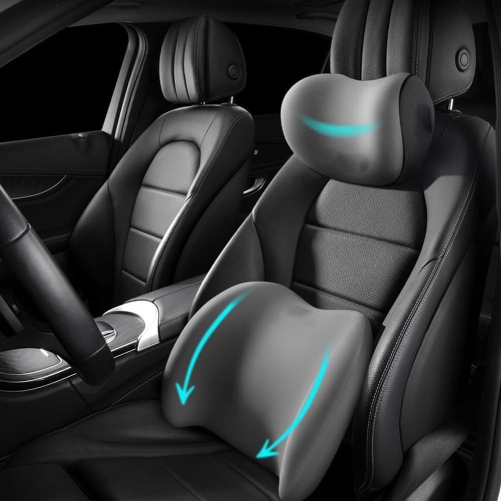 Memory Foam Car Lumbar Support Pillow