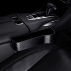 Carbon Fiber Car Seat Organizer with Cup Holder