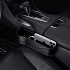 Carbon Fiber Car Seat Organizer with Cup Holder